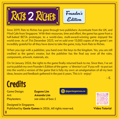 Rats 2 Riches: Founder's Edition