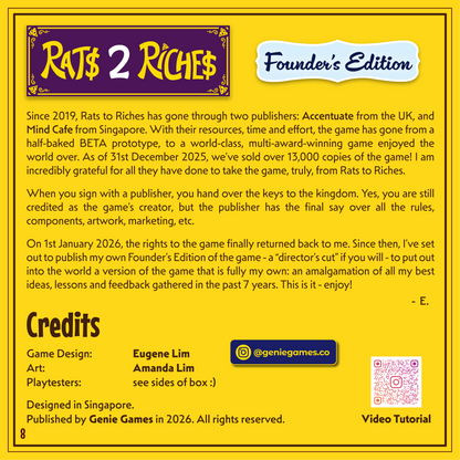 Rats 2 Riches: Founder's Edition